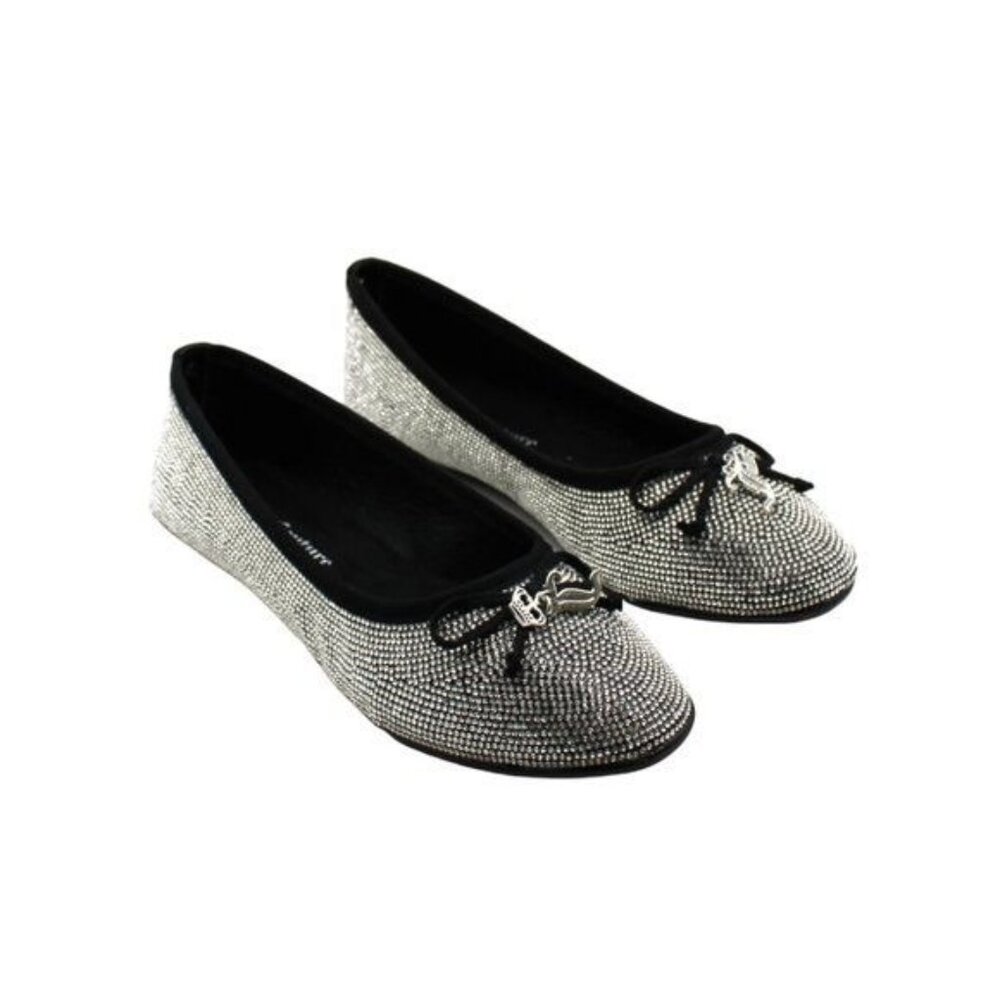 New In Box Juicy Couture Women's Farrah Embellished Ballet Flats